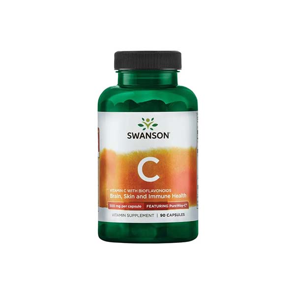 C-vitamiini bioflavonoideilla, 500 mg - 90 kapseliä