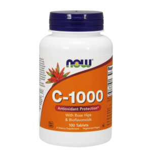 C-vitamiini 1000 koillisruusulla ja bioflavonoideilla - 100 tablettia