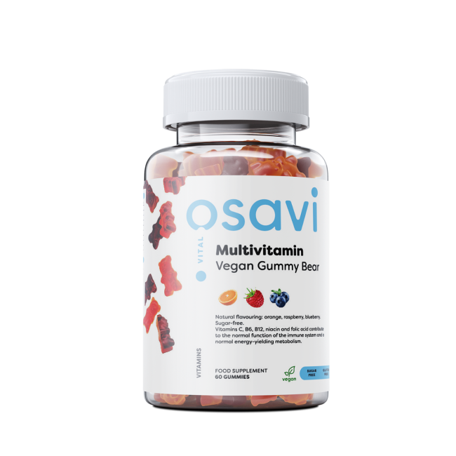 Multivitamin Vegan Gummy Bear - 60 karkkia