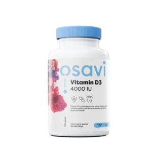 D3-vitamiini, 4000IU - 120 pehmeää kapselia - Osavi