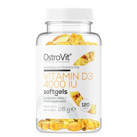 Vitamiini D3 4000 IU - 120 kapseli - OstroVit