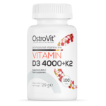 Vitamiini D3 4000 + K2 - 100 tablettia - OstroVit