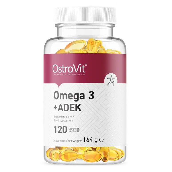 Omega 3 + ADEK - 120 kapselia - OstroVit