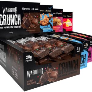 Warrior Crunch proteiinibatoonid 12 x 64g