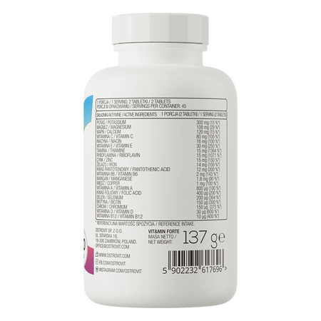 OstroVit VIT&MIN FORTE 120 tablettia - Image 2