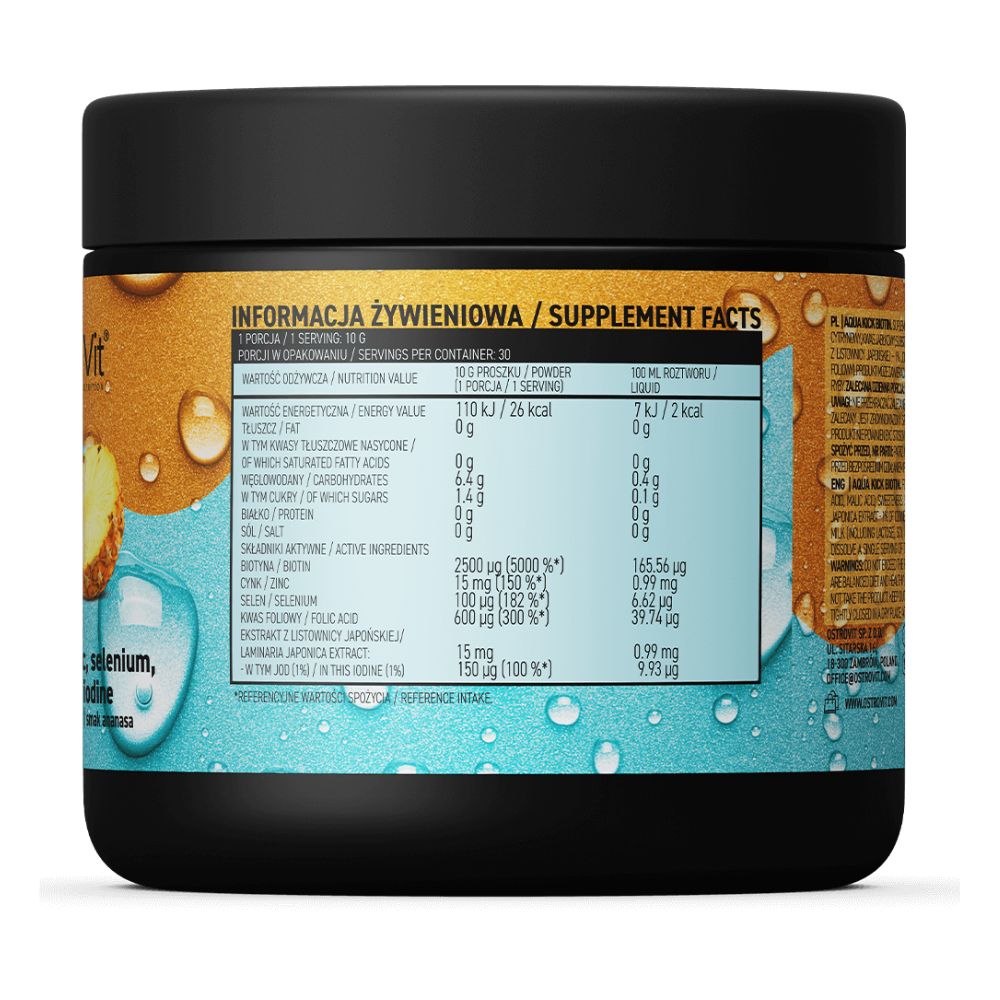 OstroVit Aqua Kick Biotiini 300g - Image 2