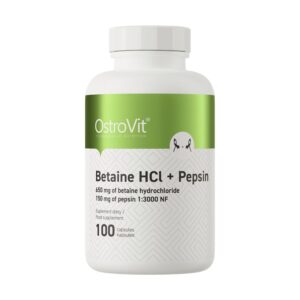 OstroVit Betaiini HCl + Pepsiini 100 kapselia