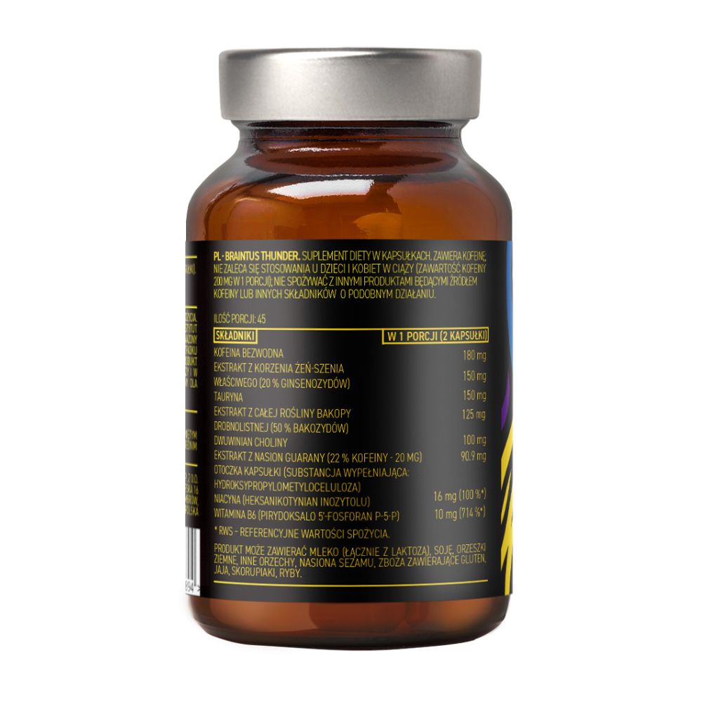 OstroVit Braintus Thunder 90 kapselia - Image 2