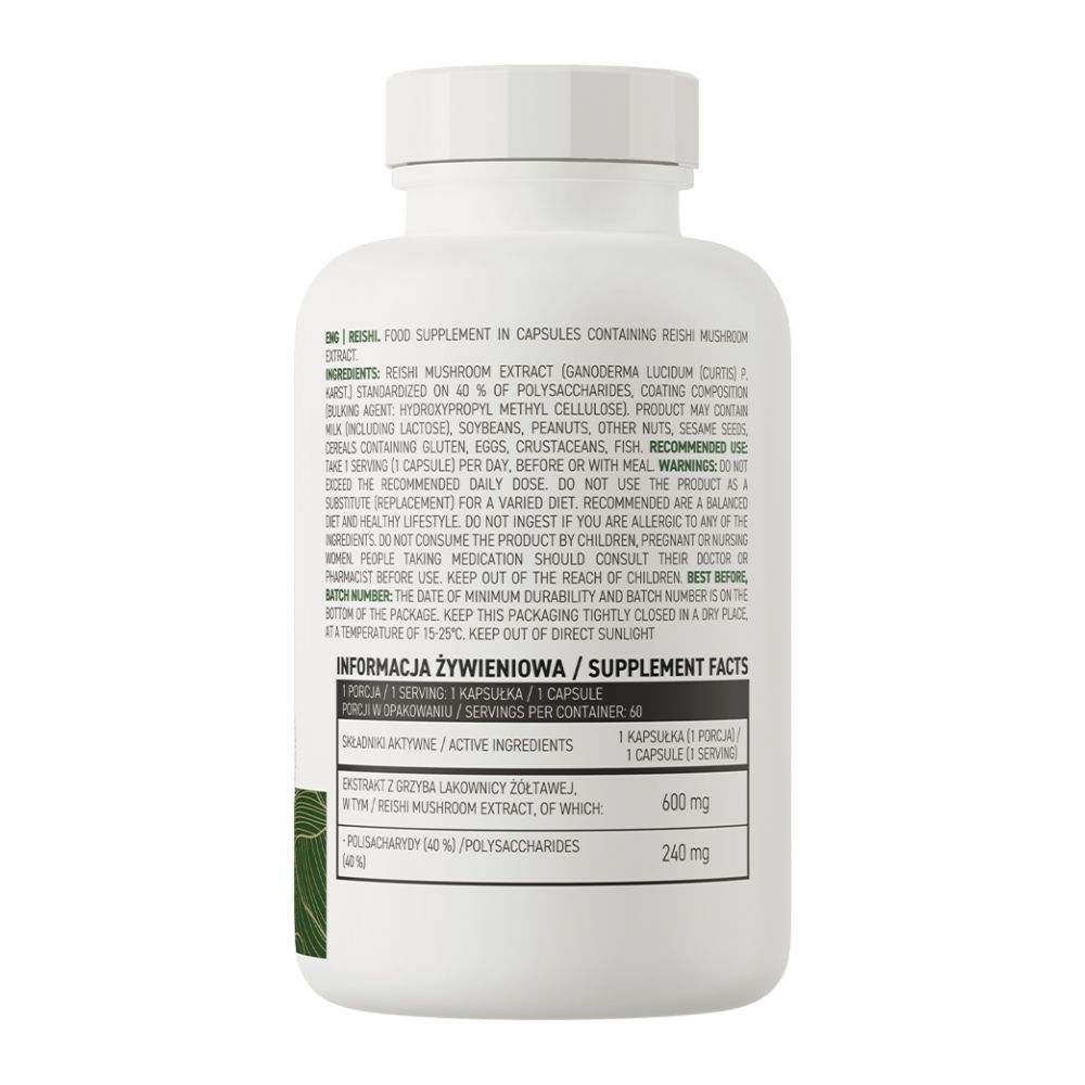 OstroVit Reishi VEGE 60 kapselia - Image 2