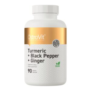 OstroVit Kurkuma + Mustapippuri + Inkivääri 90 tablettia