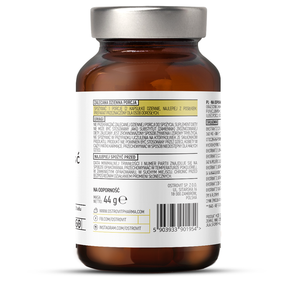 OstroVit Pharma Vastustuskyvyn vahvistamiseen 60 kapselia - Image 2