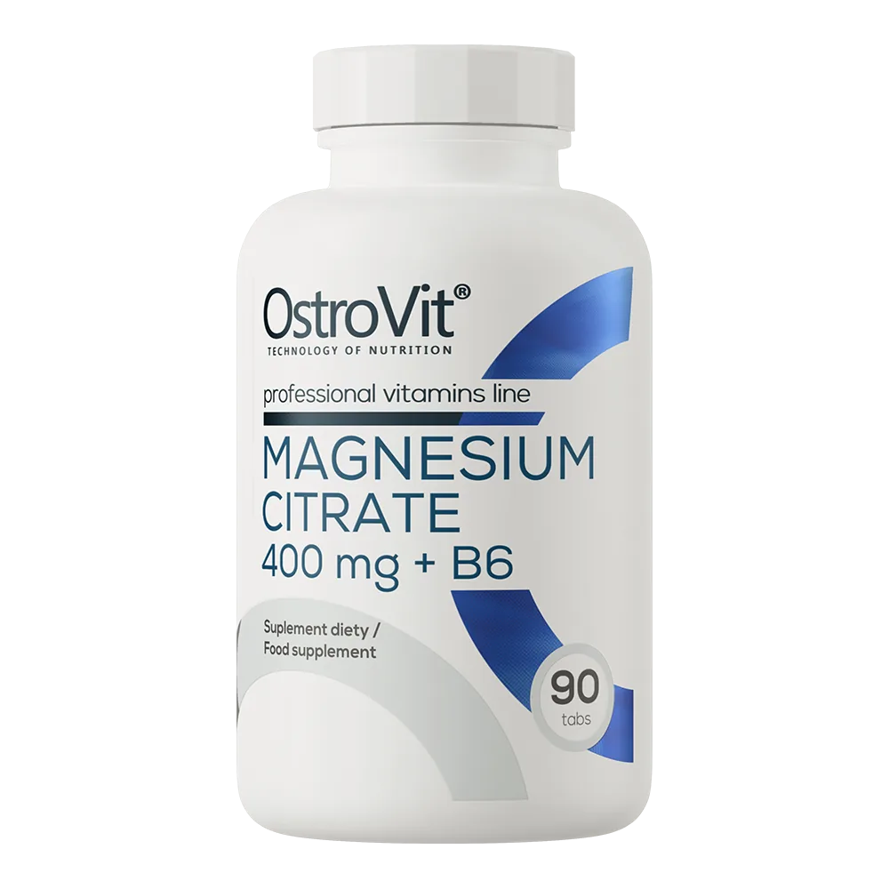 OstroVit Magnesium Citrate 400 mg + B6 90 tablettia