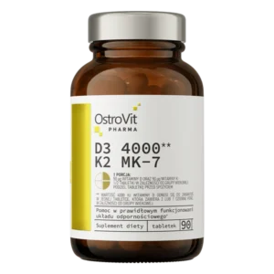 OstroVit Pharma D3 4000 IU + K2 MK-7 90 tablettia