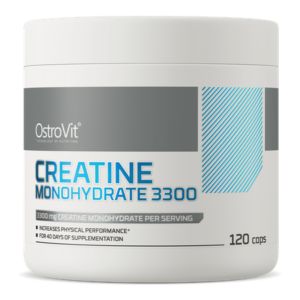 OstroVit Creatine Monohydrate 3300 mg 120 kapselia