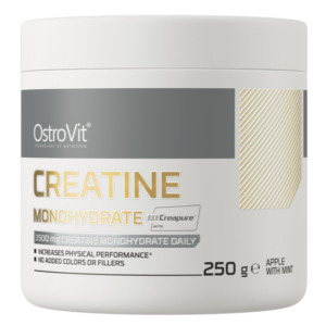 Kreatiini Monohydraatti Creapure 250G - omena mintulla