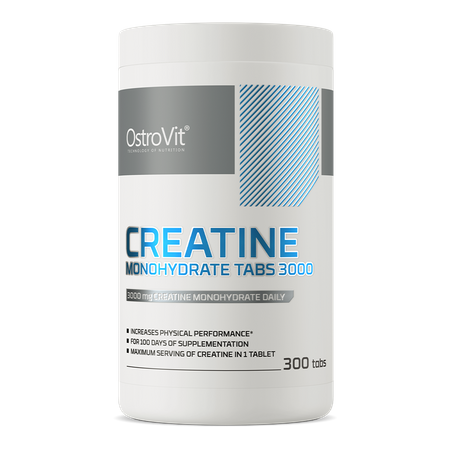 Kreatiinimonohydraatti 3000 mg - 300 tablettia