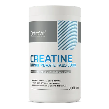 Kreatiinimonohydraatti 3000 mg - 300 tablettia