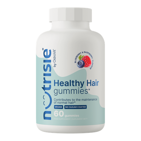 NUTRISIE® Healthy Hair -karkit 60 kpl - mustikka-vadelma