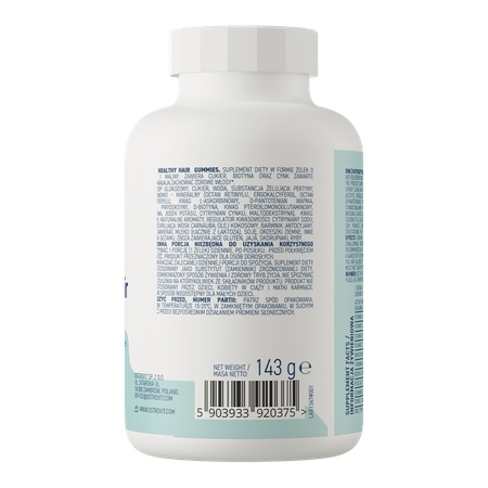 NUTRISIE® Healthy Hair -karkit 60 kpl - mustikka-vadelma - Image 2