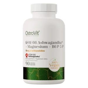 OstroVit KSM-66 Ashwagandha® + Magnesium + B6 P-5-P - 90 kapselia