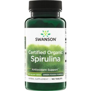 Swanson Spirulina 500 mg 100 tablettia