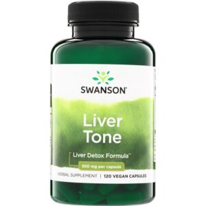 Swanson Liver Tone Liver Detox -valmiste 120 tablettia.