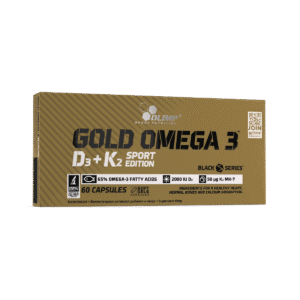 Kultainen Omega 3 D3+K2 Sport Edition – 60 kapselia