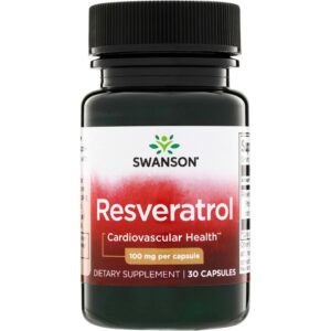 Swanson Resveratrol 100 mg 30 kaps.