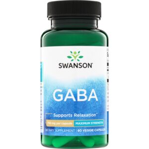 Swanson GABA 750 mg 60 kaps.