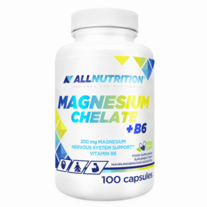 Allnutrition Magnesiumkelaatti + B6 100 kapselia.