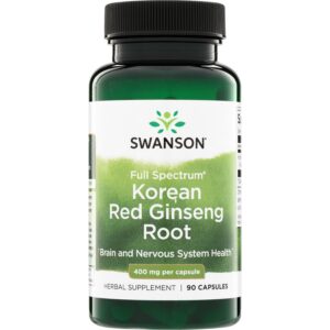 Täyden spektrin korealainen punainen ginsengjuuri 400 mg