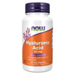 NOW Hyaluronihappo 50 mg + MSM 60 kaps.
