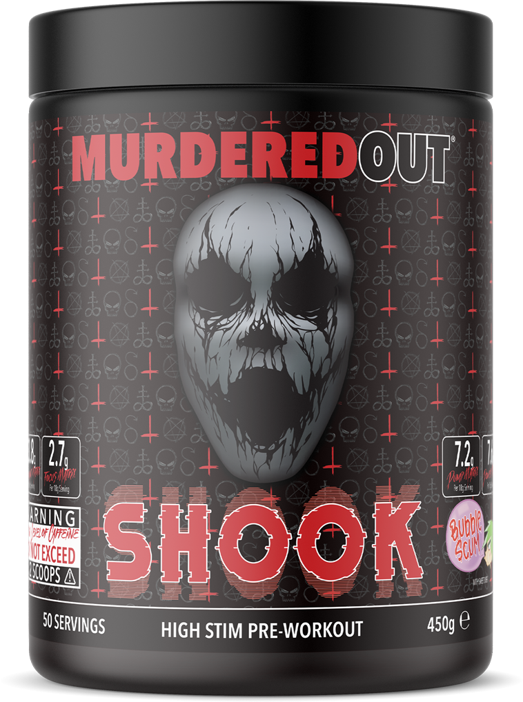 Murdered Out SHOOK Energy Shots - 12 x 60 ml