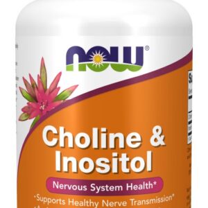NOW Choline + Inositol 100 kapselia