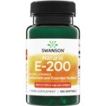 Swanson E-vitamiini 200 IU (134,2 mg) 100 kaps.