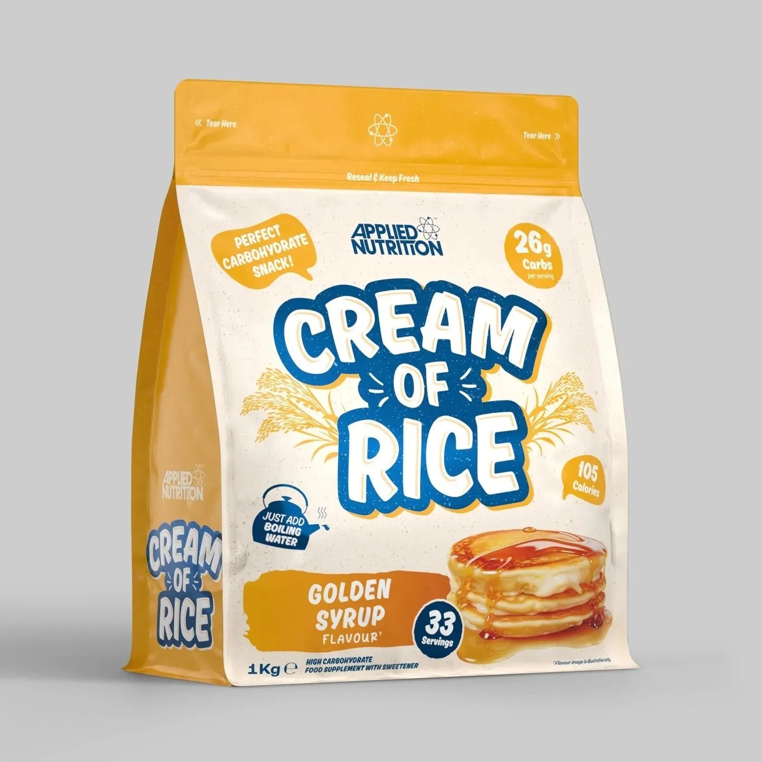 Applied Nutrition Cream of Rice 1000g Golden Syrup