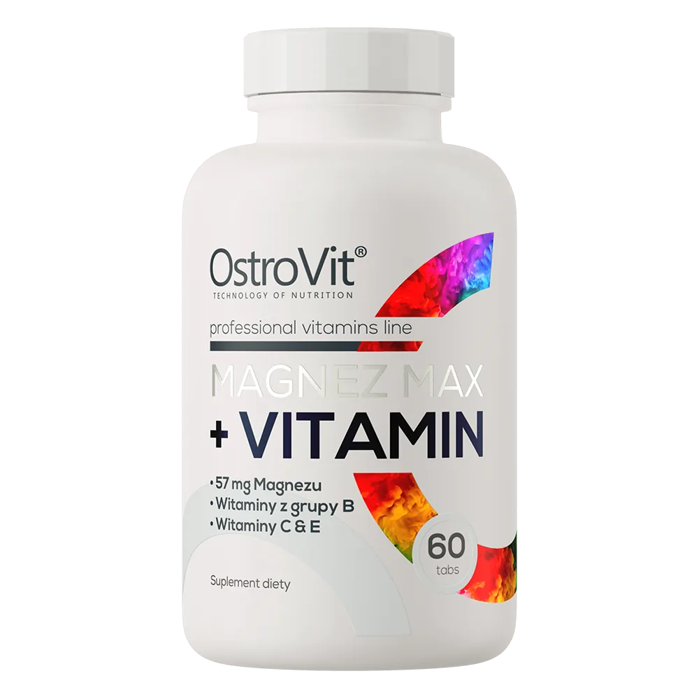 OstroVit Magnez MAX + vitamiini – 60 tablettia