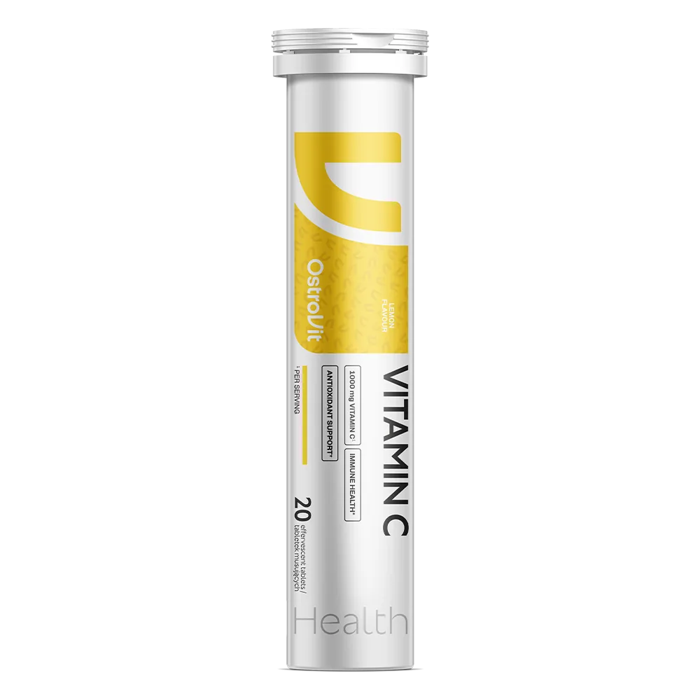 OstroVit C-vitamiini 1000 mg – 20 poretablettia, sitruuna
