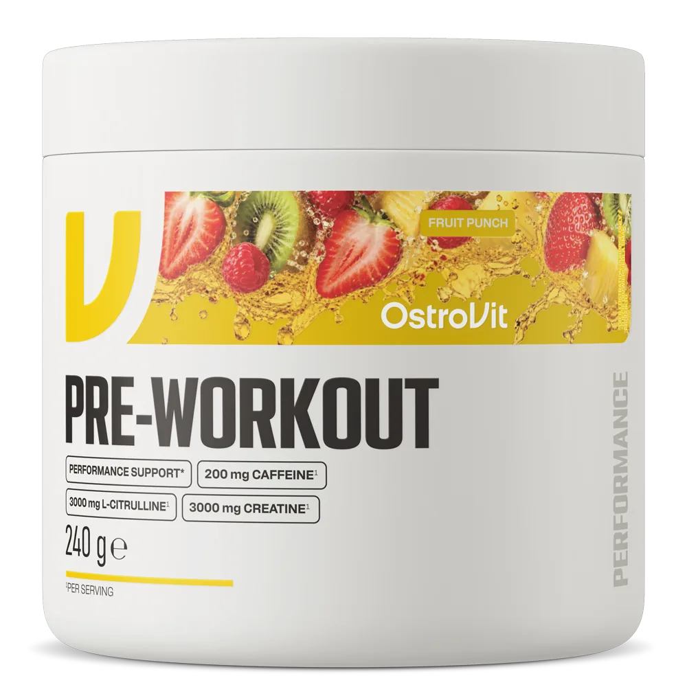 OstroVit Pre-Workout 240 g – hedelmäpunssi