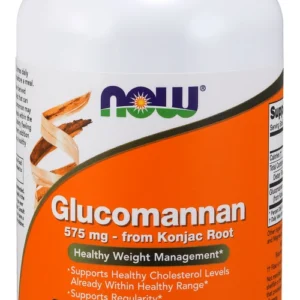 NOW Foods Glukomannaani konjakjuuresta 575 mg – 180 kapselia